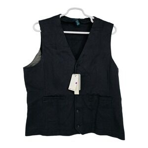 NWT Perry Ellis Gray Slim Fit Sleeveless Suit Vest Men's Size XXLarge